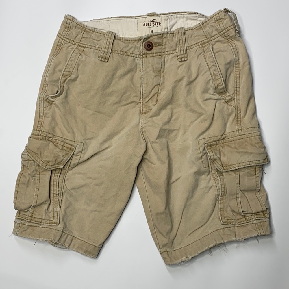 Hollister Tan Cargo Shorts Size 28
